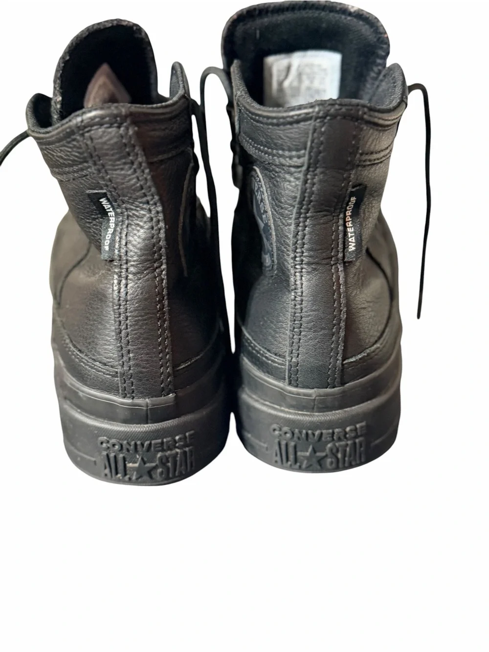 NWOT Converse Berkshire Boot Hi Waterproof 3M Thinsulate Black Leather Women's 8